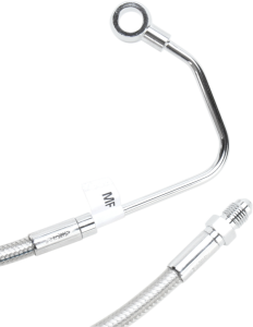 Designer Series Dot Abs-specific Mid Brake Line Kit Silver, Polished