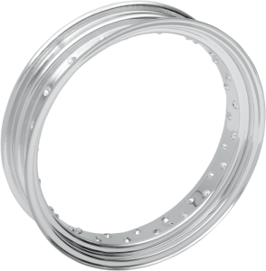 Rim 16x3.50 40-spoke Steel Side-valve Chrome Silver