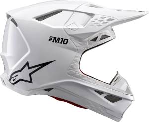Alpinestars Supertech M10 Solid MX fehér L méretű sisak, 5, nordicamoto.ro