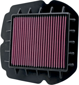 High-flow Air Filter Black, Red