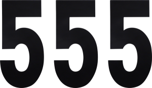 Standard Numbers Black, 3, nordicamoto.ro