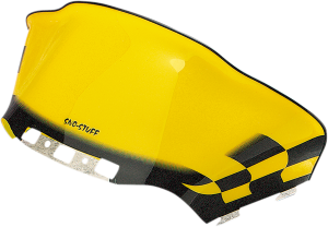 Snowmobile Windshield Black, Yellow