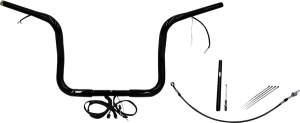 Plug & Play Ez Install 1-1/4(r) Round Top Handlebar Kit Black, 3, nordicamoto.ro
