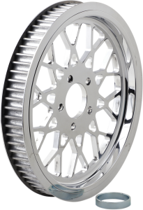 Polished 1-1/2(r) Rear Belt Pulley Chrome, 2, nordicamoto.ro