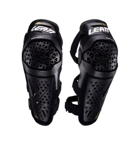Leatt Dual Axis Pro fekete térd- és sípcsontvédők, nordicamoto.ro