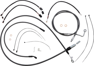 Karbonfibr Designer Handlebar Installation Kit Silver