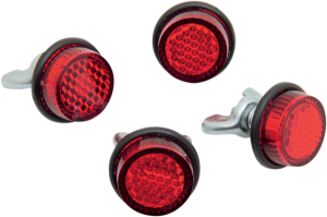 License Plate Reflectors Red, 1, nordicamoto.ro