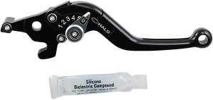 Halo Adjustable & Folding Brake Lever Black