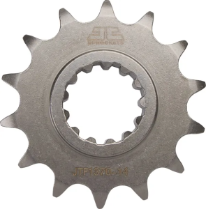 JT SPROCKETS ellen tengely elülső lánckerék, természetes színű , nordicamoto.ro