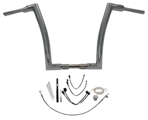1-1/2(r) Ez Install Flat Top Handlebar Kit Silver, 1, nordicamoto.ro