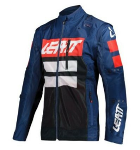 Geci ATV, Leatt Enduro Moto 4.5 X-FLOW kék dzseki, nordicamoto.ro
