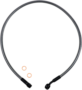 Braided Front Brake Line Black Pearl Oversize [+102 mm (4'')], 1, nordicamoto.ro