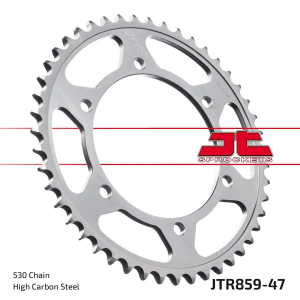 JT SPROCKETS indukciós edzésű, fekete-cink bevonatú hátsó lánckerék, fekete, cink 