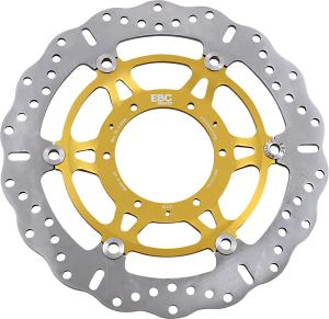 Pro-lite Xc Contour Brake Rotor Gold, Silver