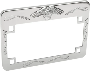 Eagle rendszámtábla-keret, króm, nordicamoto.ro