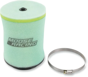 MOOSE RACING precíziós, előolajozott légszűrő, zöld 