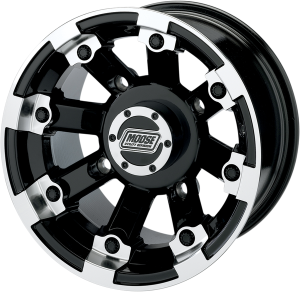 393x Wheel Silver, Black 12 x 8, 4, nordicamoto.ro