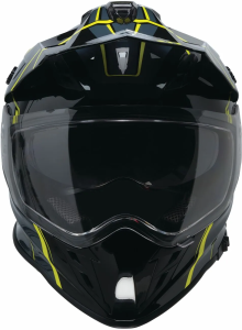 Z1R Range 2.0 Voyager motorkerékpár-/ATV-sisak, sötét szürke/élénk zöld, XS, 4, nordicamoto.ro