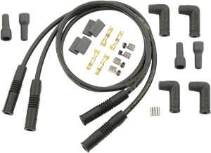 Universal 8.8 Mm Plug Wire Kit Black, 1, nordicamoto.ro