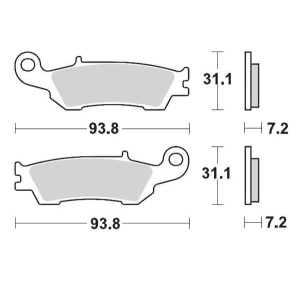 Nitro Sport fékbetétek, 1, nordicamoto.ro