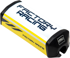 Premium Bulge Handlebar Pad White, Yellow, 1, nordicamoto.ro
