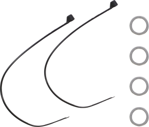 Proswivel Universal Brake Hose Silver