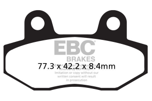 Fa Series Organic Brake Pads, 3, nordicamoto.ro