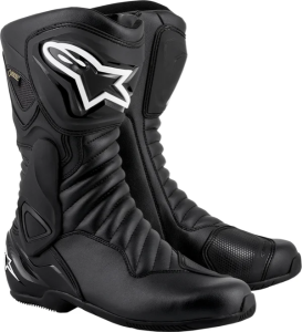 Sportos motoros csizma, Alpinestars SMX 6 V2 Gore-Tex csizma, fekete, nordicamoto.ro