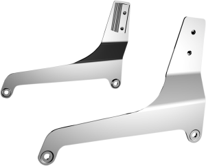 Sissy Bar Side Plates Silver, 4, nordicamoto.ro