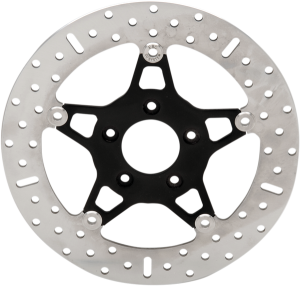 Fsd Series Stainless Steel Front Brake Rotor For Big Twins Black, Polished, 1, nordicamoto.ro