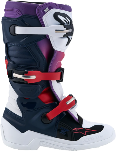 Alpinestars Tech 7S gyermekporvédő, fehér/kék, 40,5-es méret, 3, nordicamoto.ro