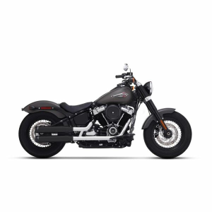 Muffler Slip-on 3.5(r) Duals For Softails Chrome