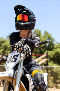 Thor Sportmode Cheetah női kesztyű, barna/fekete, M méret, 3, nordicamoto.ro