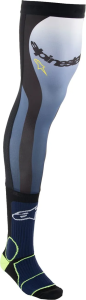 Sosete Alpinestars térdvédő, fekete/kék, nordicamoto.ro