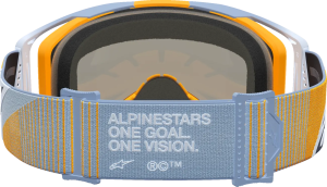 Alpinestars Vision 8 Maven porkék/narancssárga/színezett lencsés védőszemüveg, 2, nordicamoto.ro