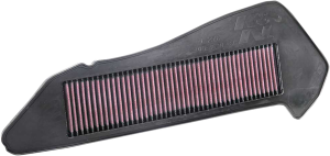 High-flow Air Filter Black, Red, 3, nordicamoto.ro