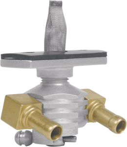 Power-flo Hex Fuel Valve Silver
