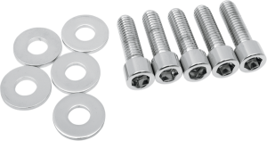 Rotor, Sprocket And Belt Mounting Hardware Kit Silver