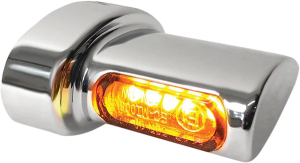 Winglets Micro Fender Flasher Gloss, Chrome, 1, nordicamoto.ro