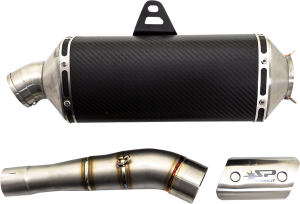 Dakar Exhaust System Black 