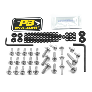 Fairing Bolt Kit For Kawasaki Silver, 1, nordicamoto.ro