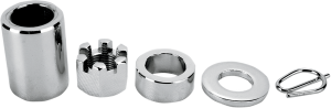Axle Spacer/nut Kit Silver