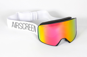 Motorkerékpáros szemüveg, NIVIS 02 Alb Pur motoros szánhoz készült Airscreen védőszemüveg, nordicamoto.ro