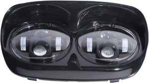 Dual Led Headlight Assembly Black