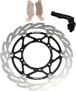270 mm-es Flame túlméretezett úszó tárcsás fékrendszer, fekete, ezüst