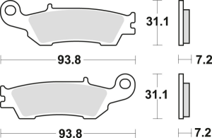 TRW szinterezett első fékbetétek az OFFROAD YAMAHA YZ 125 '08-tól, WR 250 '15-től, YZ 250 '07-től, WR 450 '16-tól és YZ 450 '08-tól modellekhez, nordicamoto.ro