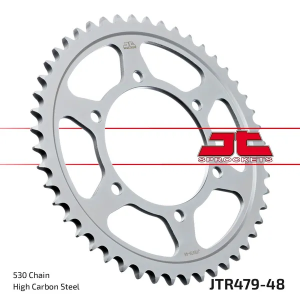 JT SPROCKETS indukciós edzésű, fekete-cink bevonatú hátsó lánckerék, fekete, cink 