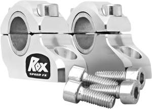 Pro-offset Elite Block Handlebar Riser Silver