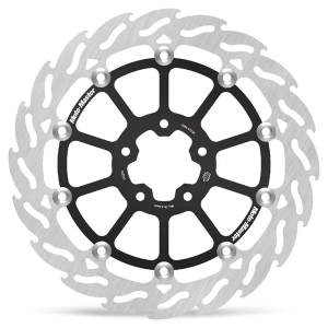 MOTO-MASTER Flame sorozatú úszó rotor, fekete, ezüst , nordicamoto.ro