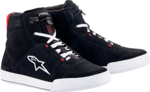 Chopper motoros csizma, Alpinestars Chrome fekete/fehér/piros bakancs, nordicamoto.ro